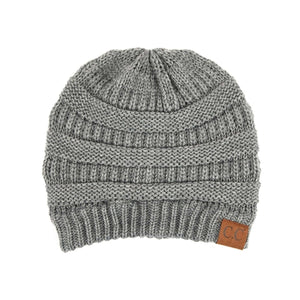 CC Popular Lined Cable Knit Skully Beanies Hats