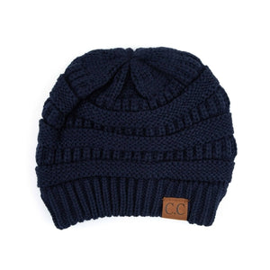 CC Popular Lined Cable Knit Skully Beanies Hats