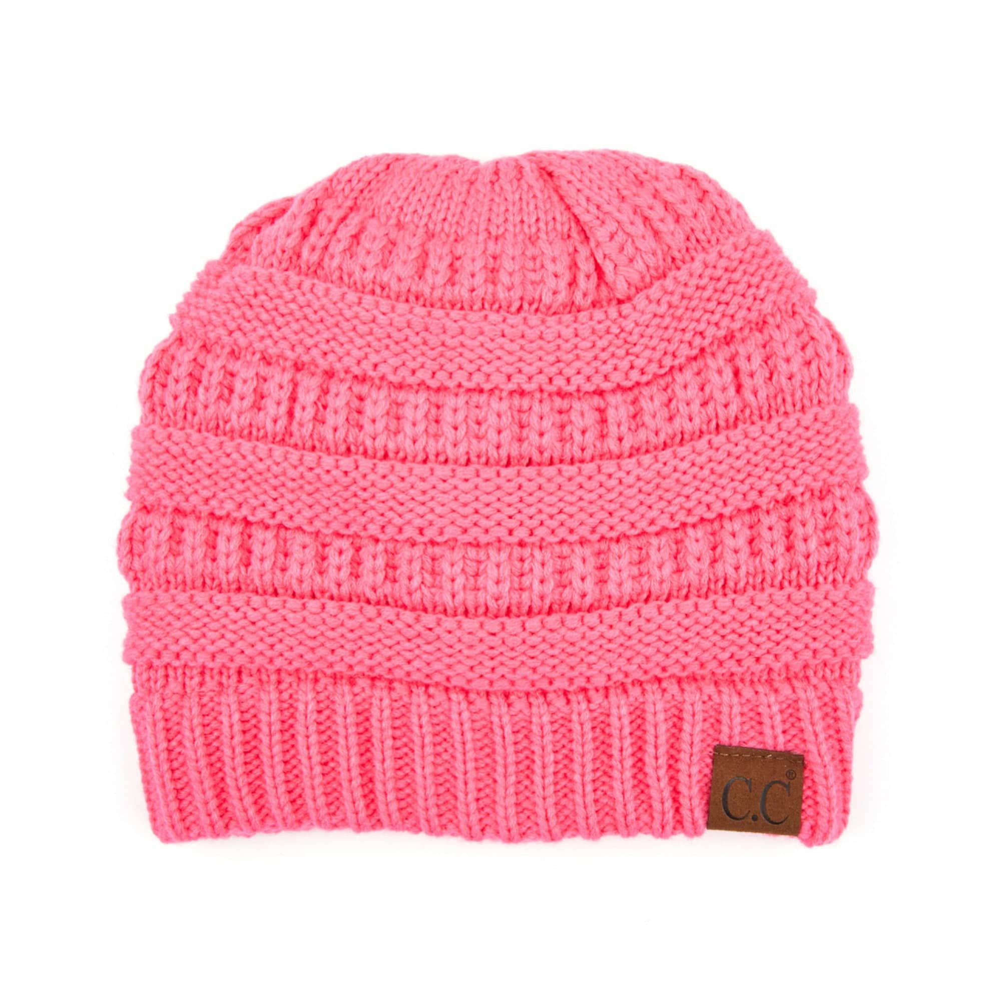 CC Popular Lined Cable Knit Skully Beanies Hats