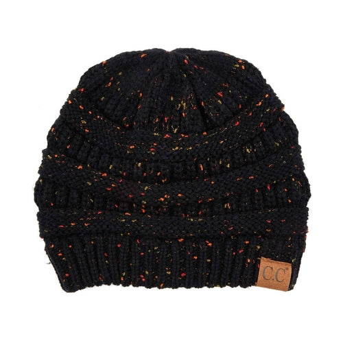 CC Cozy Confetti Cable Knit Skully Beanies Hats