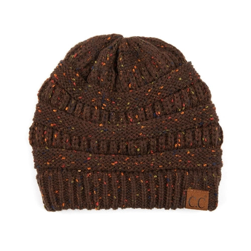 CC Cozy Confetti Cable Knit Skully Beanies Hats