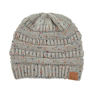 CC Cozy Confetti Cable Knit Skully Beanies Hats