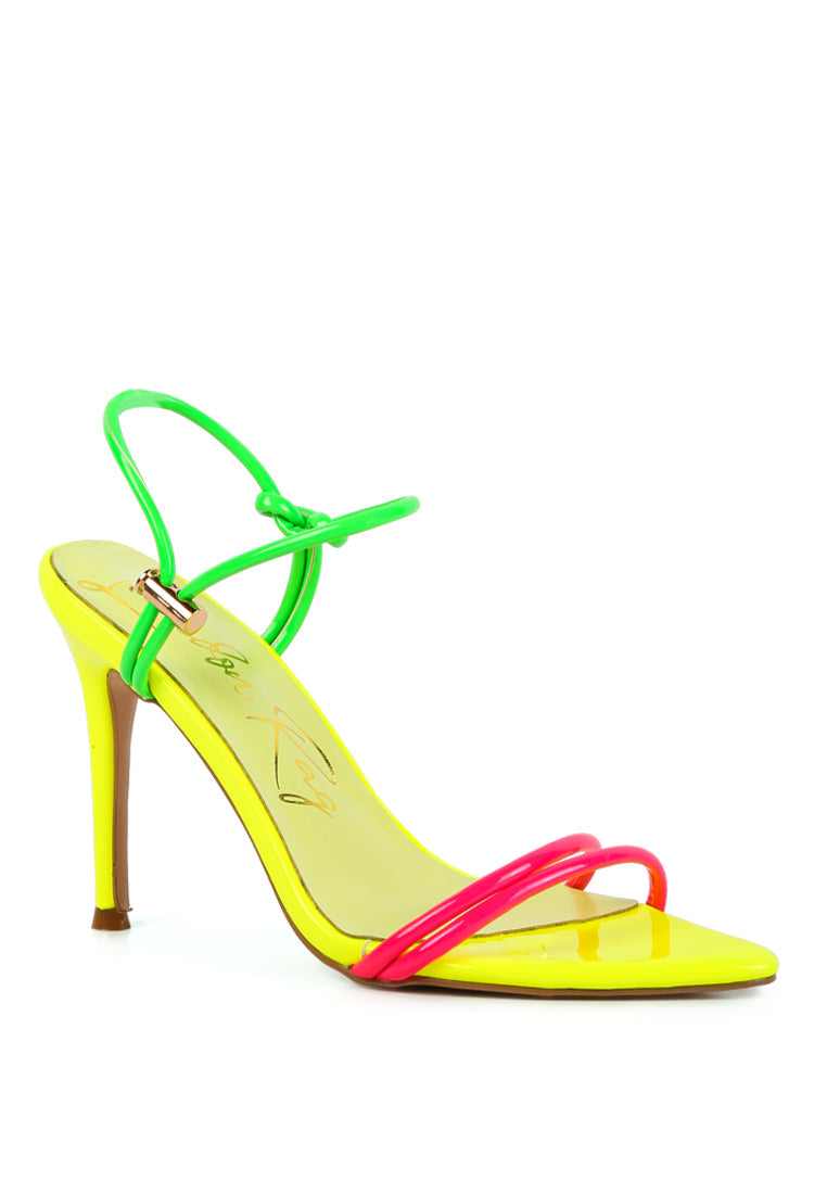 High Porch Drawstring Band Stiletto Sandals