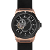 Vento Black Rose Gold Leather