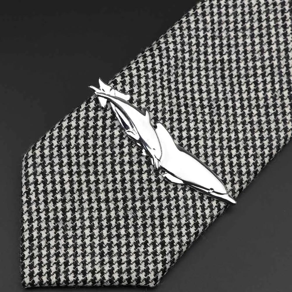 Chrome Stainless Steel Custom Shape Tie Clip