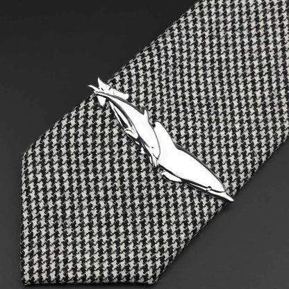 Chrome Stainless Steel Custom Shape Tie Clip