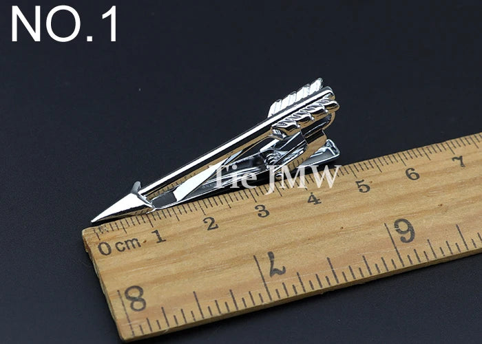 Chrome Stainless Steel Custom Shape Tie Clip