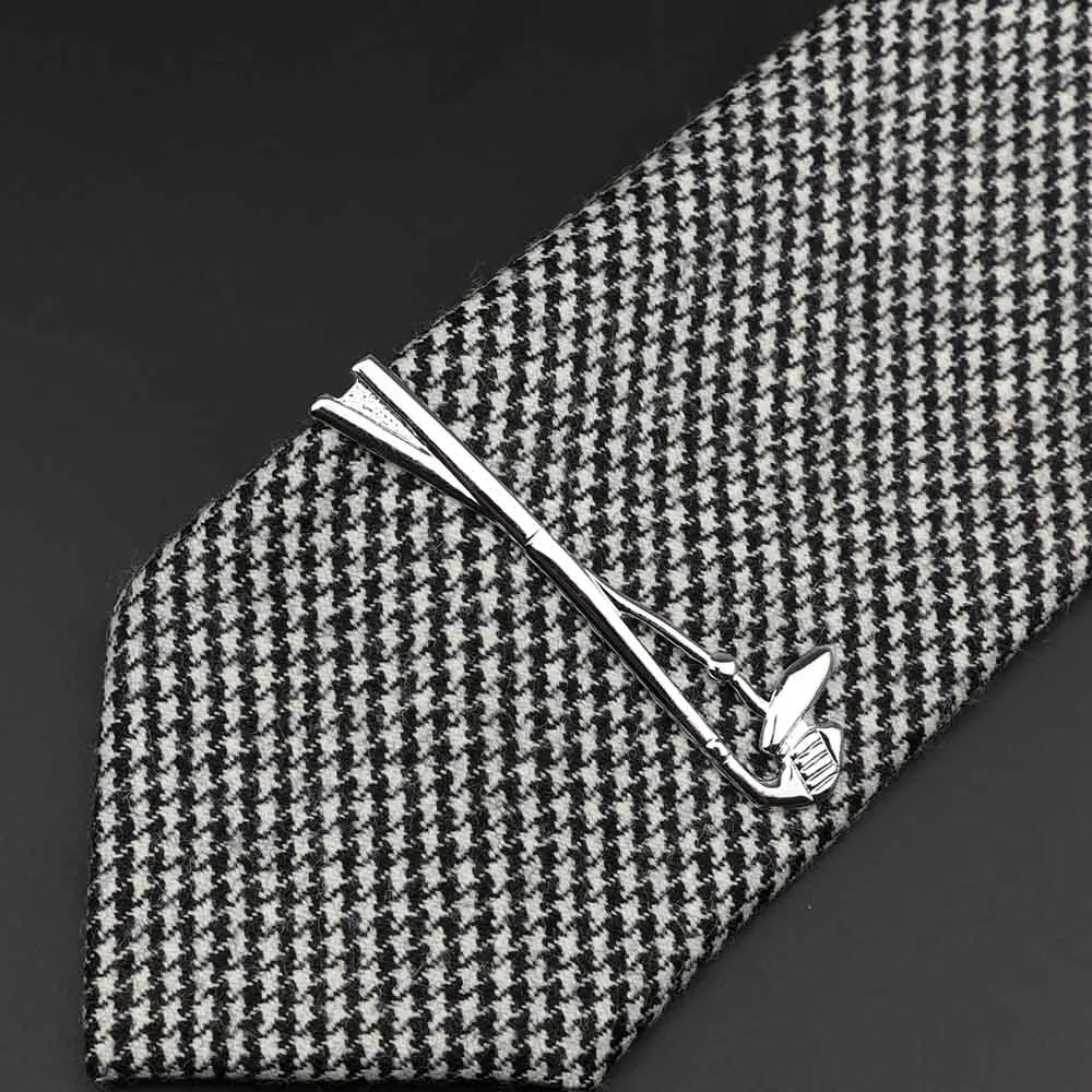 Chrome Stainless Steel Custom Shape Tie Clip