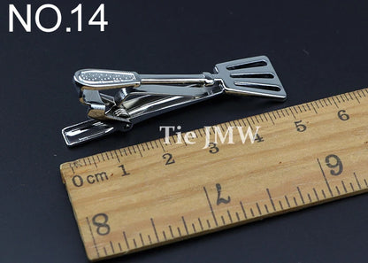 Chrome Stainless Steel Custom Shape Tie Clip