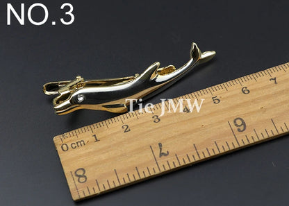 Chrome Stainless Steel Custom Shape Tie Clip