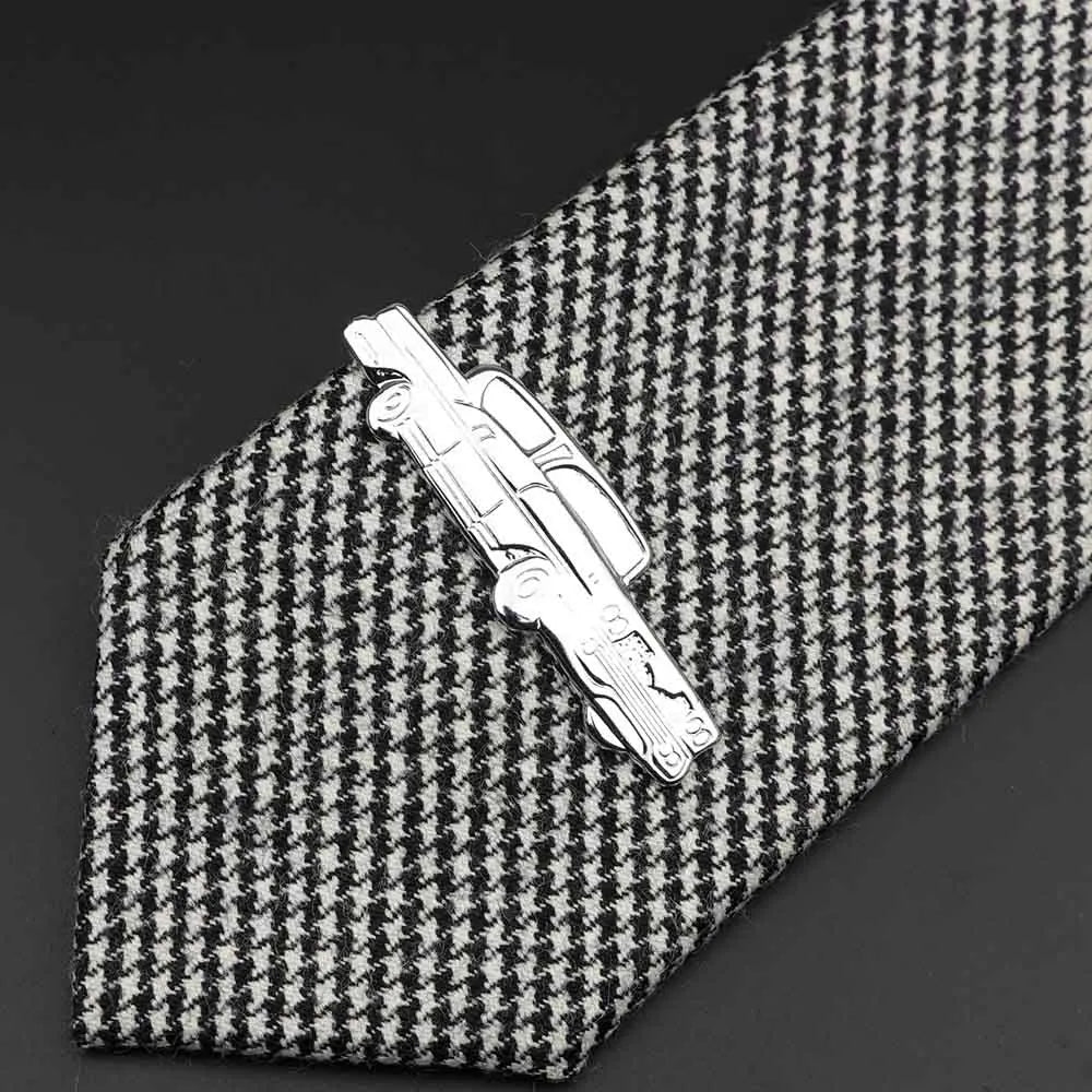 Chrome Stainless Steel Custom Shape Tie Clip