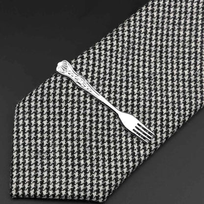 Chrome Stainless Steel Custom Shape Tie Clip