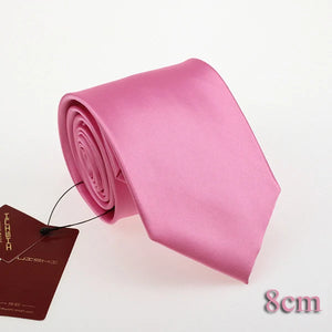 HUISHI Solid Color Neckties