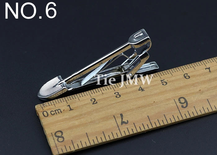 Chrome Stainless Steel Custom Shape Tie Clip