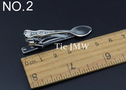 Chrome Stainless Steel Custom Shape Tie Clip