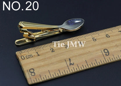 Chrome Stainless Steel Custom Shape Tie Clip