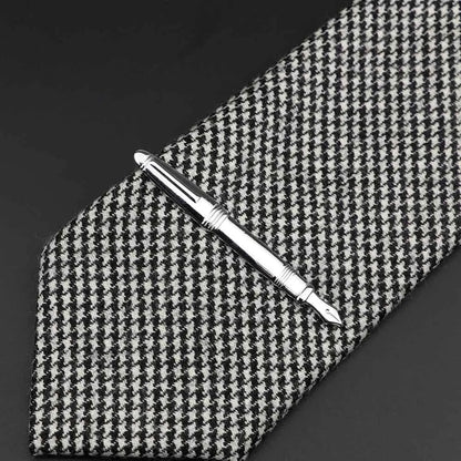 Chrome Stainless Steel Custom Shape Tie Clip