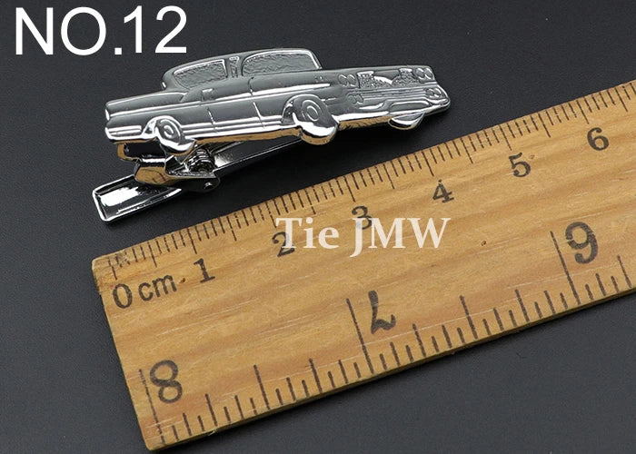 Chrome Stainless Steel Custom Shape Tie Clip