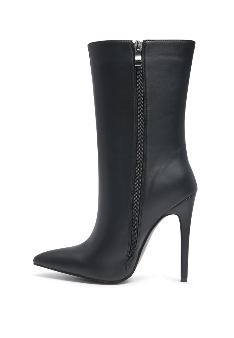 Micah Pointed Toe Stiletto High Ankle Boots