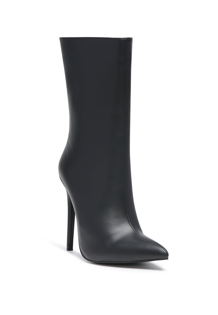 Micah Pointed Toe Stiletto High Ankle Boots