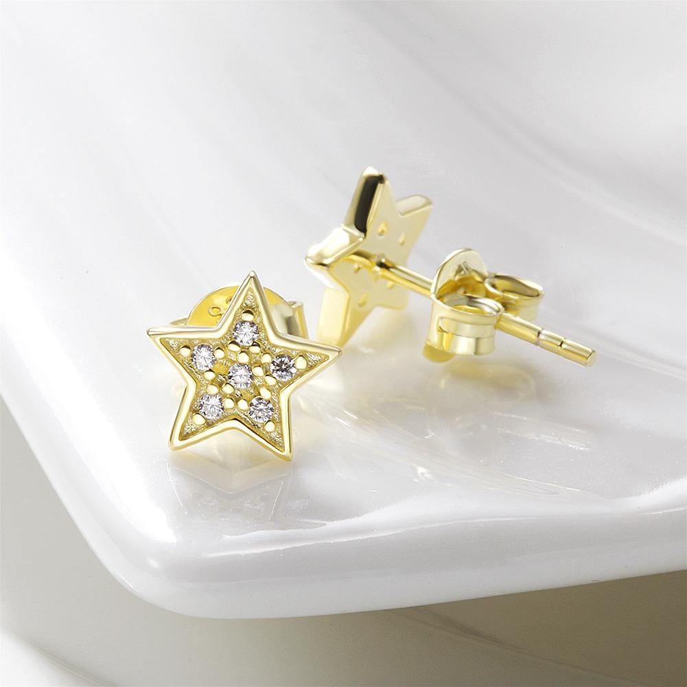 Star Shimmer Stud Earrings