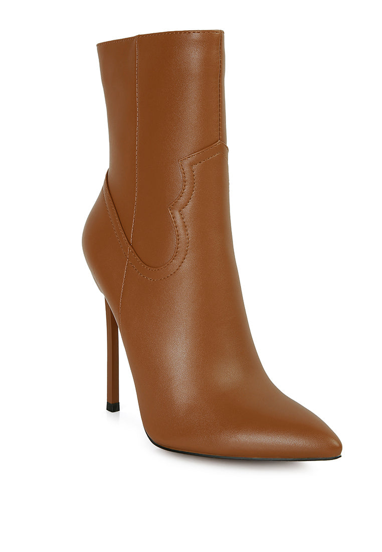 Jenner High Heel Cowboy Ankle Boots