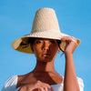 KEMALA Palm Straw Hat In Beige