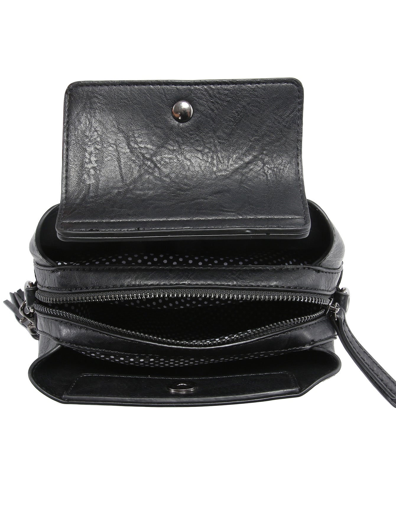 Small Crossbody Bag Triple Multipockets