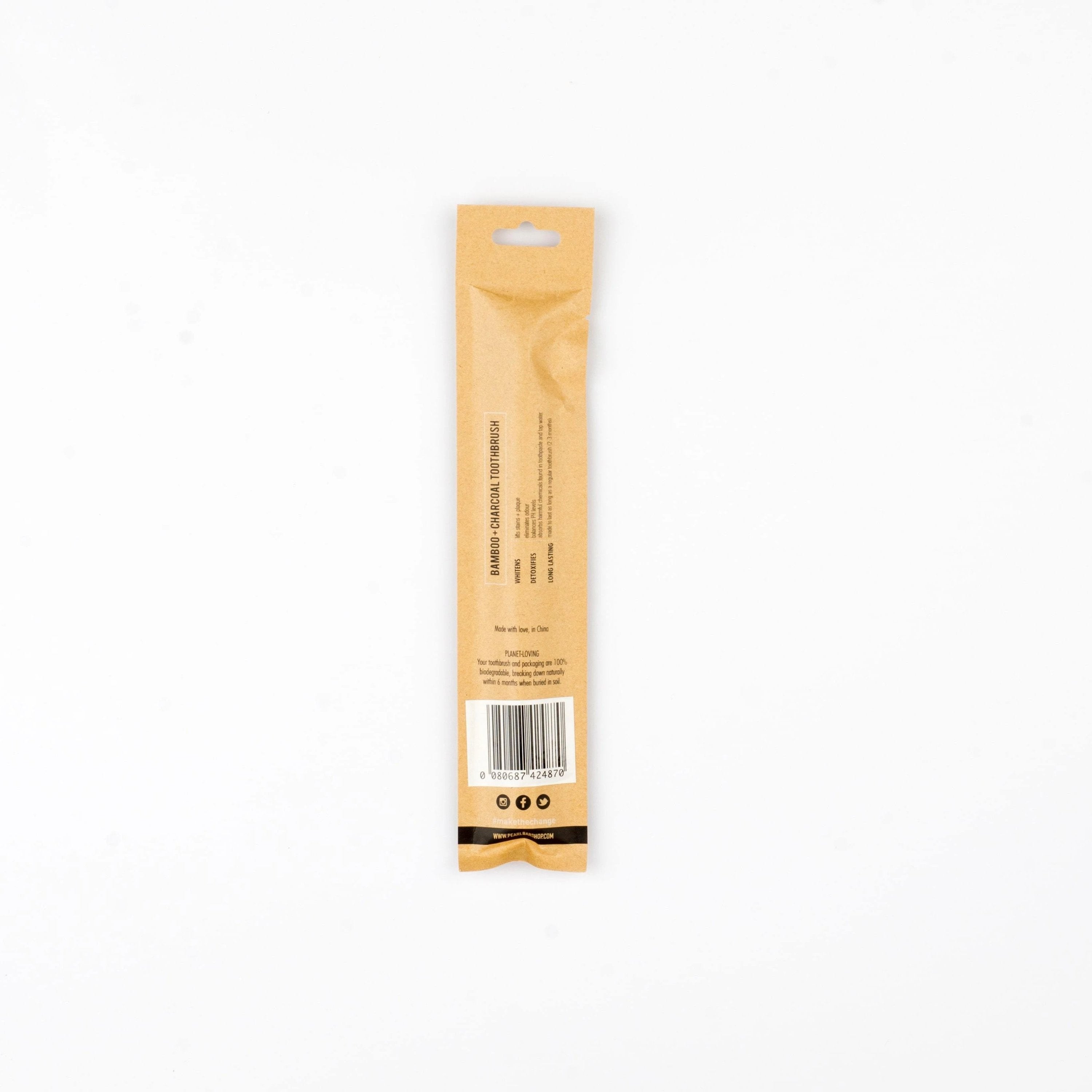 PearlBar Bamboo & Charcoal Toothbrush