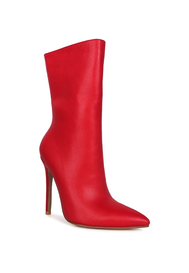 Micah Pointed Toe Stiletto High Ankle Boots