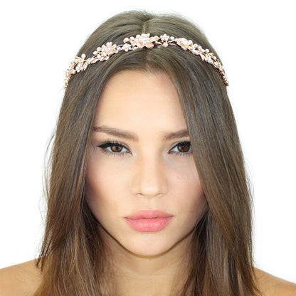 Crystal Vines Headpiece-The Friend Kloset