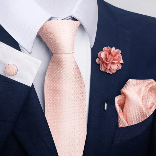 Luxury Ties Floral and Paisley Design (includes FREE flower lapel pin)