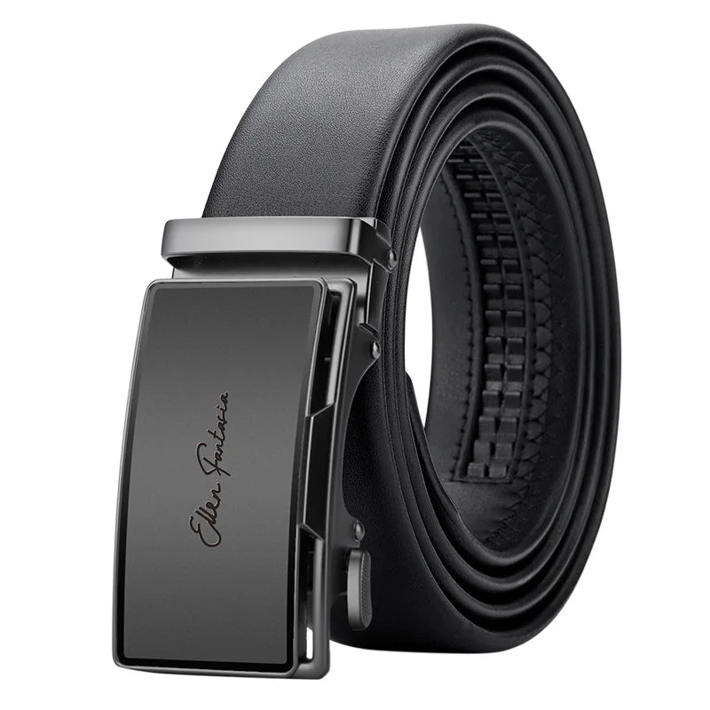 OYIFAN Men’s Genuine Leather Automatic Belt