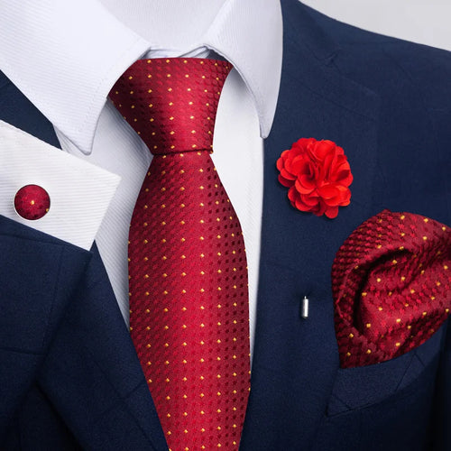 Luxury Ties Floral and Paisley Design (includes FREE flower lapel pin)