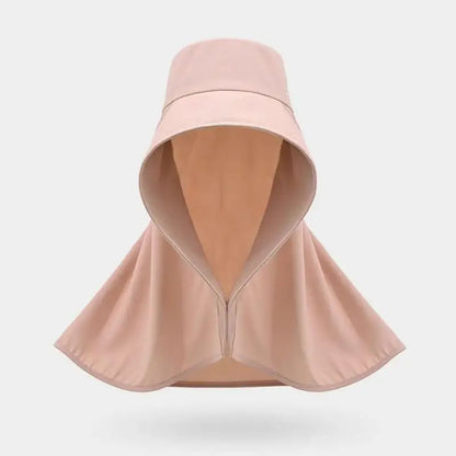 Women's UV Protection Sun Hat with Neck Flap – Wide Brim, Foldable, Lightweight & Breathable for Outdoor Use