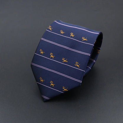 Men’s Novelty Polyester Tie – Bold Style, Classic Fit