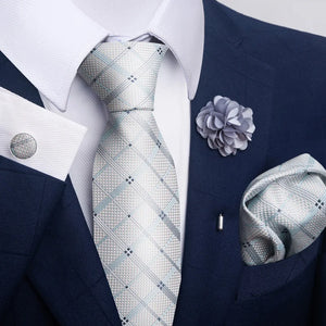 Luxury Ties Floral and Paisley Design (includes FREE flower lapel pin)