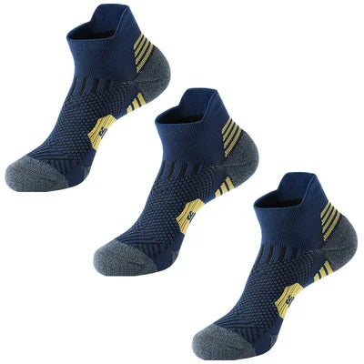 3 Pairs Non-Slip Quick-Drying Fitness Sports Socks