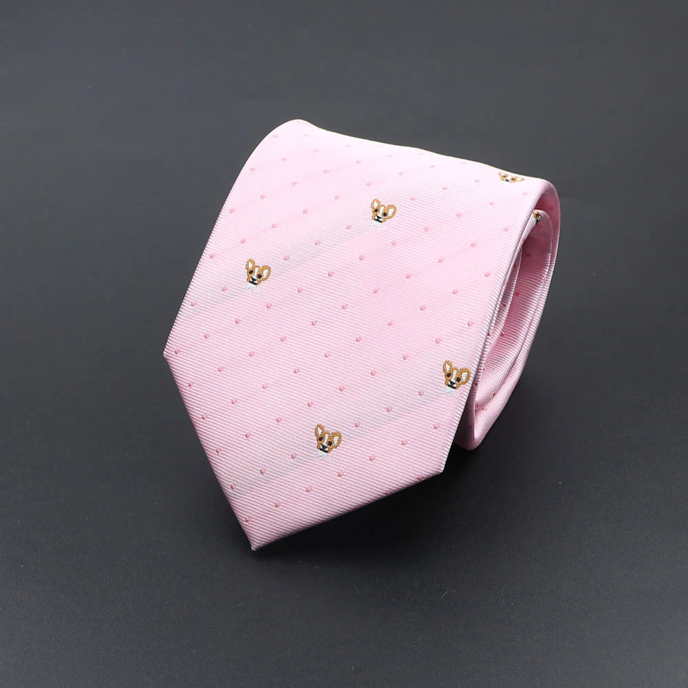Men’s Novelty Polyester Tie – Bold Style, Classic Fit