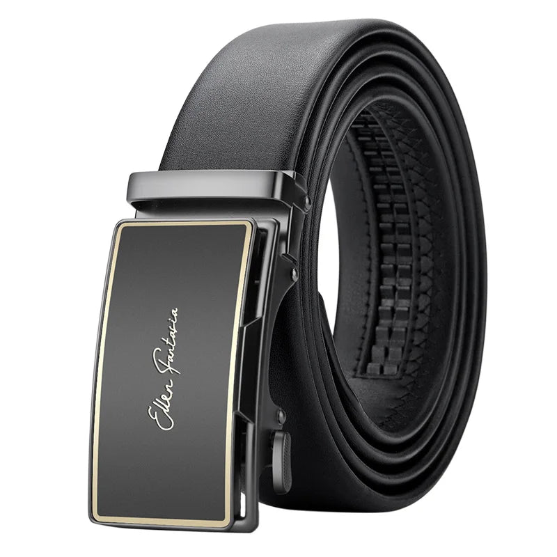 OYIFAN Men’s Genuine Leather Automatic Belt