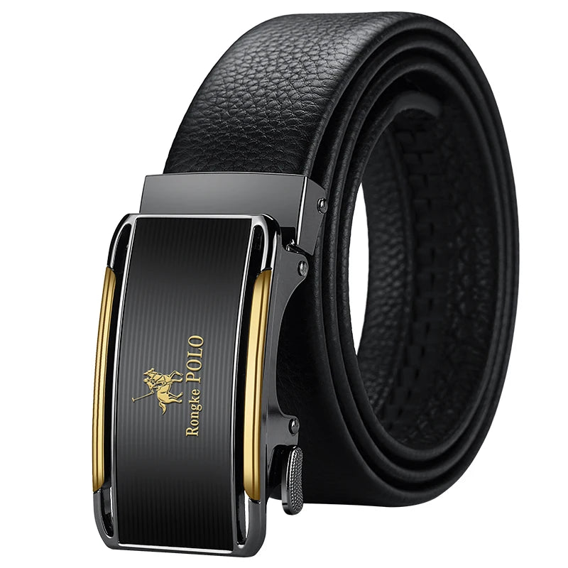OYIFAN Men’s Genuine Leather Automatic Belt