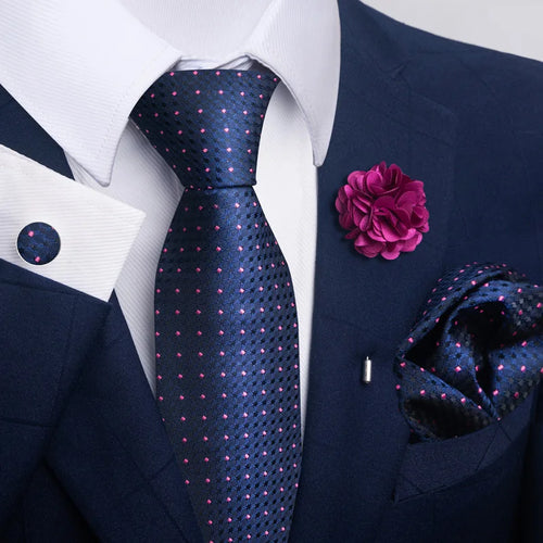 Luxury Ties Floral and Paisley Design (includes FREE flower lapel pin)