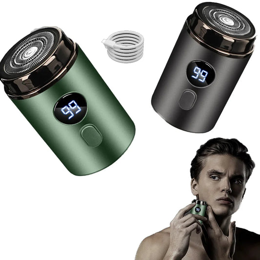 Men's Electric Razor with Digital Display | Wet & Dry Rechargeable Beard Shaver