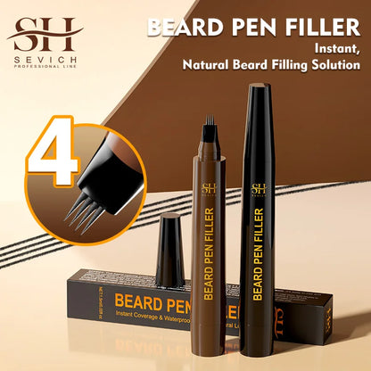 Waterproof Beard Filler Pen for Men | Moustache & Beard Coloring Tool