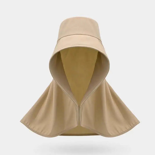 Women's UV Protection Sun Hat with Neck Flap – Wide Brim, Foldable, Lightweight & Breathable for Outdoor Use