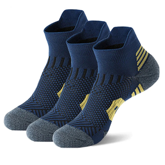 3 Pairs Non-Slip Quick-Drying Fitness Sports Socks