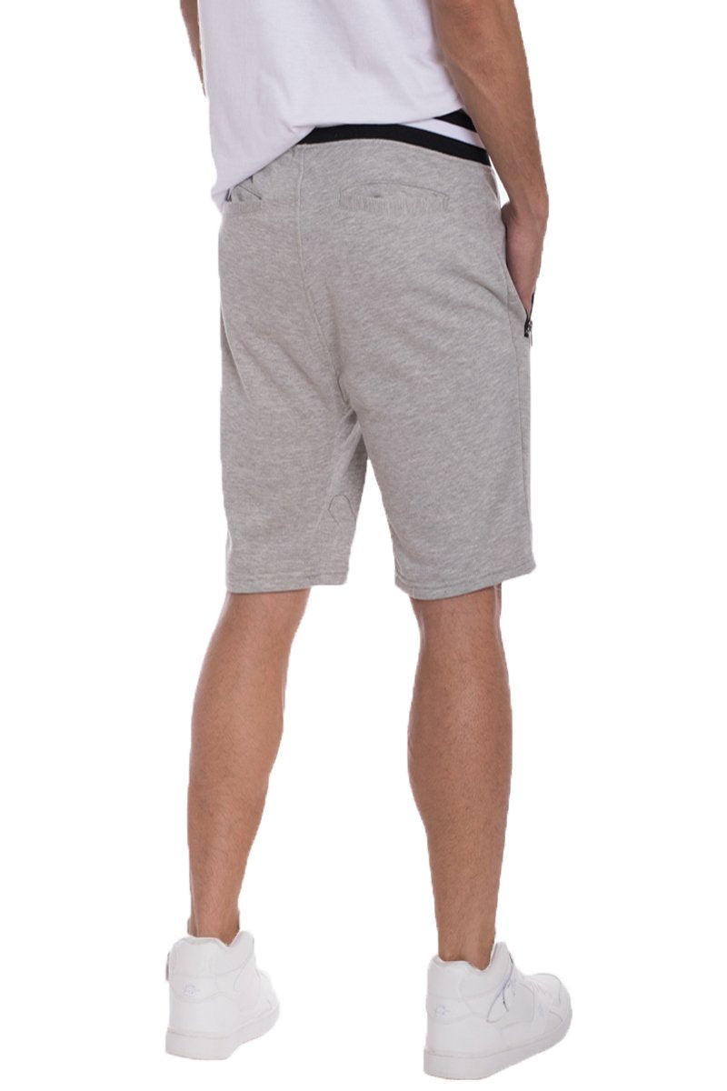 BRANDON FRENCH TERRY SHORTS- GREY