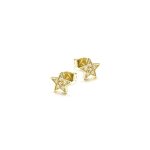 Star Shimmer Stud Earrings