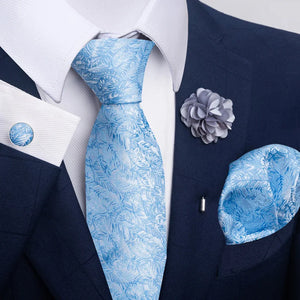 Luxury Ties Floral and Paisley Design (includes FREE flower lapel pin)