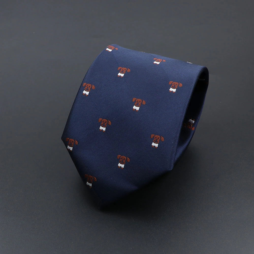 Men’s Novelty Polyester Tie – Bold Style, Classic Fit